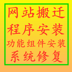 服务器环境部署，网站数据迁移，网站程序安装，网站各种疑难杂症处理